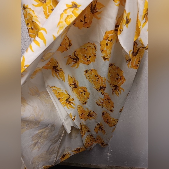 NWT White House Black Market pineapple midi dress - Picture 5 of 6